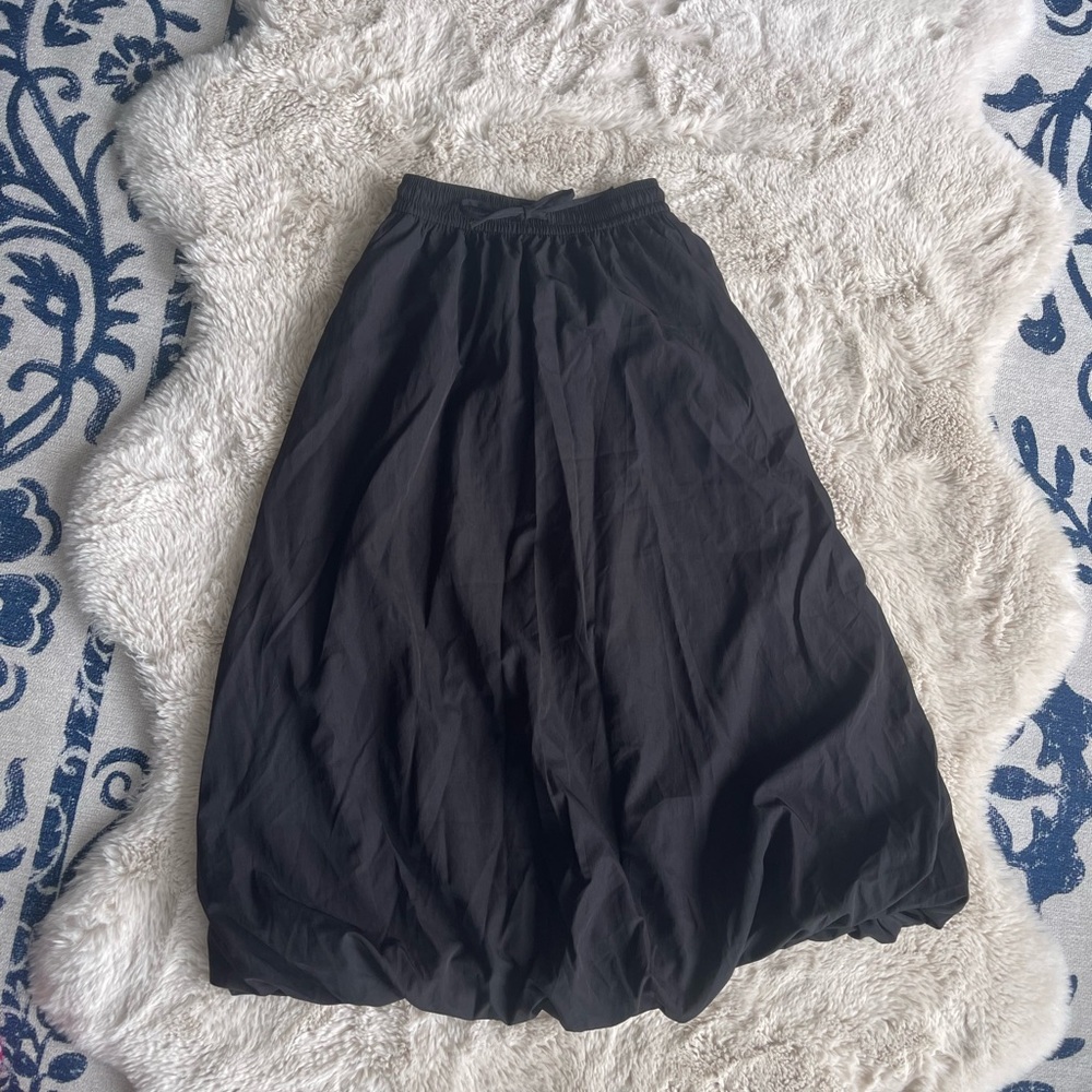 Fun Black Bubble Skirt